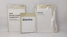 2018 Hyundai Elantra Owners Manual Book Guide OEM Used Auto Parts - Oemusedautoparts1.com