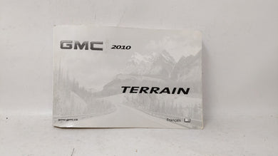 2010 Gmc Terrain Owners Manual Book Guide OEM Used Auto Parts - Oemusedautoparts1.com