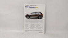 2010 Chevrolet Equinox Owners Manual Book Guide OEM Used Auto Parts - Oemusedautoparts1.com