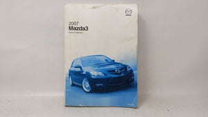 2007 Mazda 3 Owners Manual Book Guide OEM Used Auto Parts - Oemusedautoparts1.com