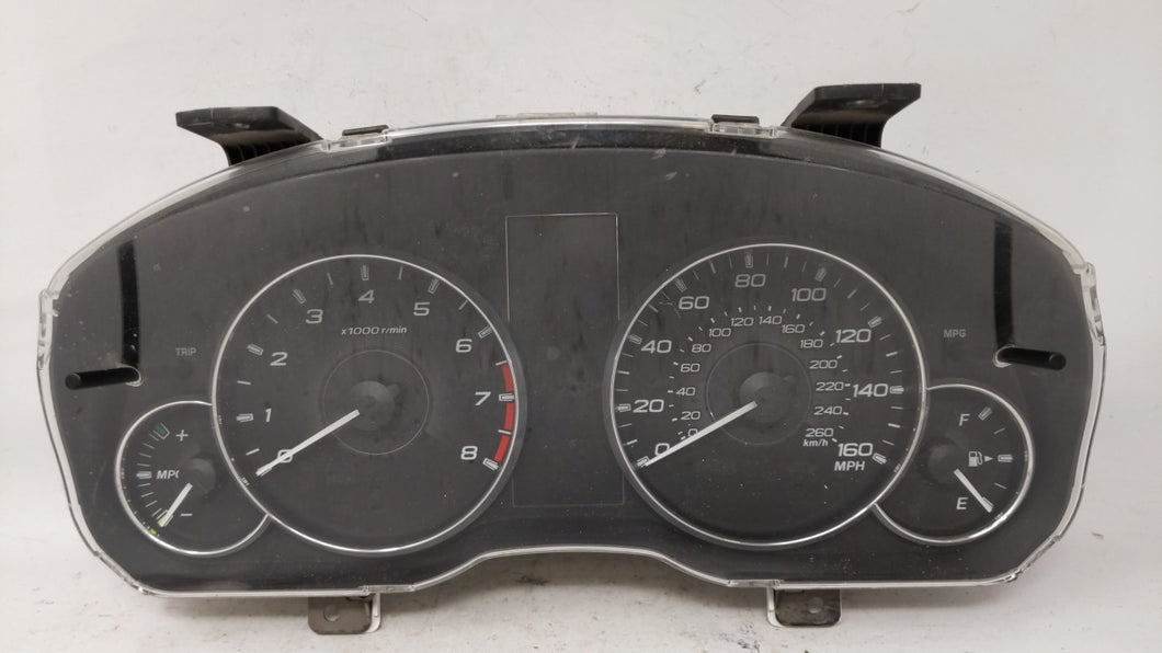 2011 Subaru Legacy Instrument Cluster Speedometer Gauges P/N:85003AJ33A Fits OEM Used Auto Parts - Oemusedautoparts1.com