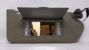 2000-2005 Chevrolet Impala Passenger Right Sun Visor Sunvisor Gray 80837 Mirror - Oemusedautoparts1.com