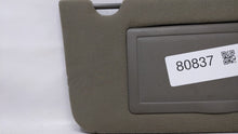 2000-2005 Chevrolet Impala Passenger Right Sun Visor Sunvisor Gray 80837 Mirror - Oemusedautoparts1.com