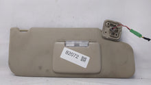 2010-2011 Ford Taurus Passenger Right Sun Visor Sunvisor Beige 82072 Mirror - Oemusedautoparts1.com