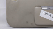 2010-2011 Ford Taurus Passenger Right Sun Visor Sunvisor Beige 82072 Mirror - Oemusedautoparts1.com