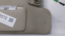 2010-2011 Ford Taurus Passenger Right Sun Visor Sunvisor Beige 82072 Mirror - Oemusedautoparts1.com