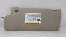 2010-2011 Ford Taurus Passenger Right Sun Visor Sunvisor Beige 82072 Mirror - Oemusedautoparts1.com