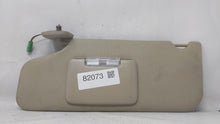 2010-2011 Ford Taurus Driver Left Sun Visor Sunvisor Beige 82073 Mirror - Oemusedautoparts1.com