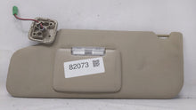 2010-2011 Ford Taurus Driver Left Sun Visor Sunvisor Beige 82073 Mirror - Oemusedautoparts1.com