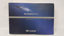 2012 Kia Sorento Owners Manual Book Guide OEM Used Auto Parts - Oemusedautoparts1.com