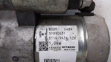 2017 Fiat 124 Spider Car Starter Motor Solenoid OEM P/N:51890631 S114-943A Fits 2014 2015 2016 2018 OEM Used Auto Parts - Oemusedautoparts1.com