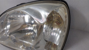 2004-2006 Hyundai Santa Fe Driver Left Oem Head Light Headlight Lamp - Oemusedautoparts1.com