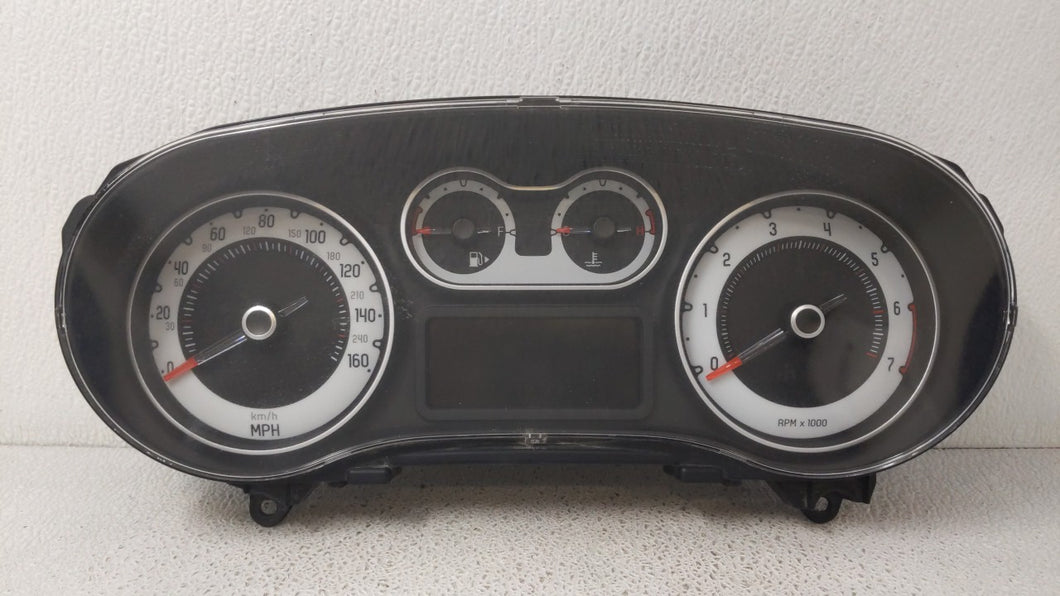 2014-2017 Fiat 500 Instrument Cluster Speedometer Gauges Fits 2014 2015 2016 2017 OEM Used Auto Parts - Oemusedautoparts1.com