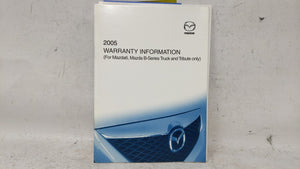 2005 Mazda 6 Owners Manual Book Guide OEM Used Auto Parts - Oemusedautoparts1.com