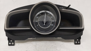 2014-2016 Mazda 3 Instrument Cluster Speedometer Gauges P/N:BJS9C HABHN1F Fits 2014 2015 2016 OEM Used Auto Parts - Oemusedautoparts1.com