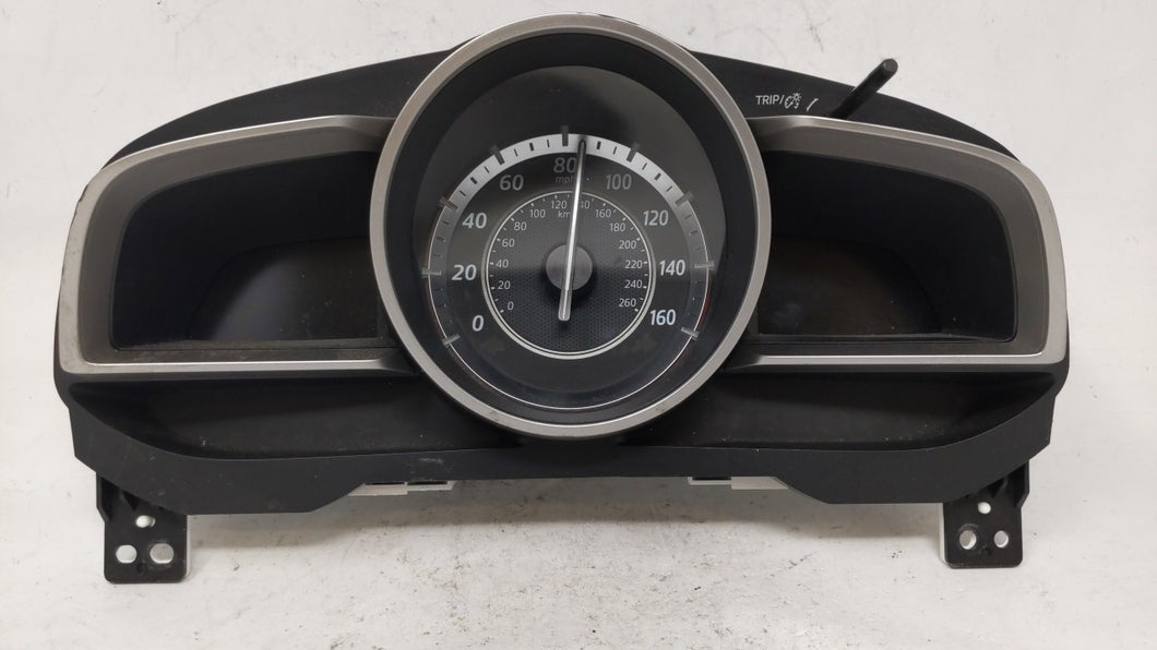 2014 Mazda 3 Instrument Cluster Speedometer Gauges P/N:BJS9C HABHN1F Fits OEM Used Auto Parts - Oemusedautoparts1.com