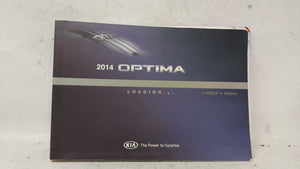 2014 Kia Optima Owners Manual Book Guide OEM Used Auto Parts - Oemusedautoparts1.com