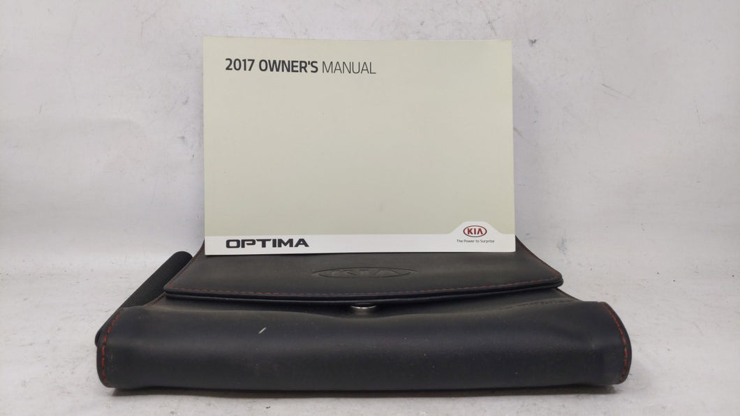 2017 Kia Optima Owners Manual Book Guide OEM Used Auto Parts - Oemusedautoparts1.com