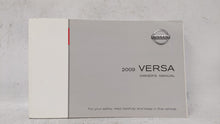 2009 Nissan Versa Owners Manual Book Guide OEM Used Auto Parts - Oemusedautoparts1.com