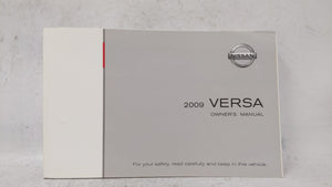 2009 Nissan Versa Owners Manual Book Guide OEM Used Auto Parts - Oemusedautoparts1.com