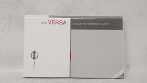 2009 Nissan Versa Owners Manual Book Guide OEM Used Auto Parts - Oemusedautoparts1.com