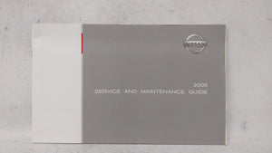 2009 Nissan Versa Owners Manual Book Guide OEM Used Auto Parts - Oemusedautoparts1.com