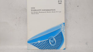 2009 Mazda Cx-7 Owners Manual Book Guide OEM Used Auto Parts - Oemusedautoparts1.com