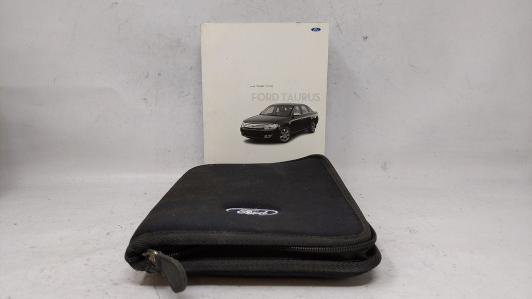 2008 Ford Taurus Owners Manual Book Guide OEM Used Auto Parts - Oemusedautoparts1.com