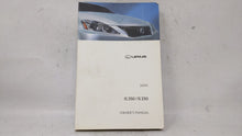 2009 Lexus Is350 Owners Manual Book Guide OEM Used Auto Parts - Oemusedautoparts1.com