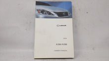 2009 Lexus Is350 Owners Manual Book Guide OEM Used Auto Parts - Oemusedautoparts1.com