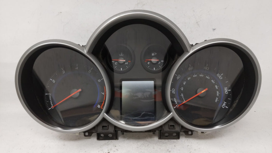 2012 Chevrolet Cruze Instrument Cluster Speedometer Gauges P/N:95940656 95487986 Fits OEM Used Auto Parts - Oemusedautoparts1.com