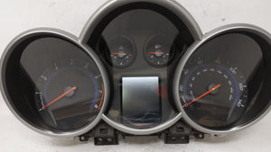 2012 Chevrolet Cruze Instrument Cluster Speedometer Gauges P/N:95940656 95487986 Fits OEM Used Auto Parts - Oemusedautoparts1.com