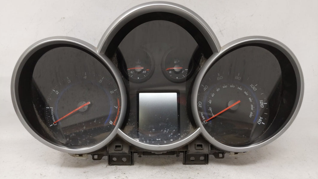 2013-2014 Chevrolet Cruze Instrument Cluster Speedometer Gauges P/N:95129378 Fits 2013 2014 OEM Used Auto Parts - Oemusedautoparts1.com