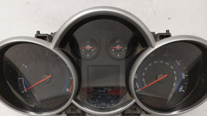 2013-2014 Chevrolet Cruze Instrument Cluster Speedometer Gauges P/N:95129378 Fits 2013 2014 OEM Used Auto Parts - Oemusedautoparts1.com