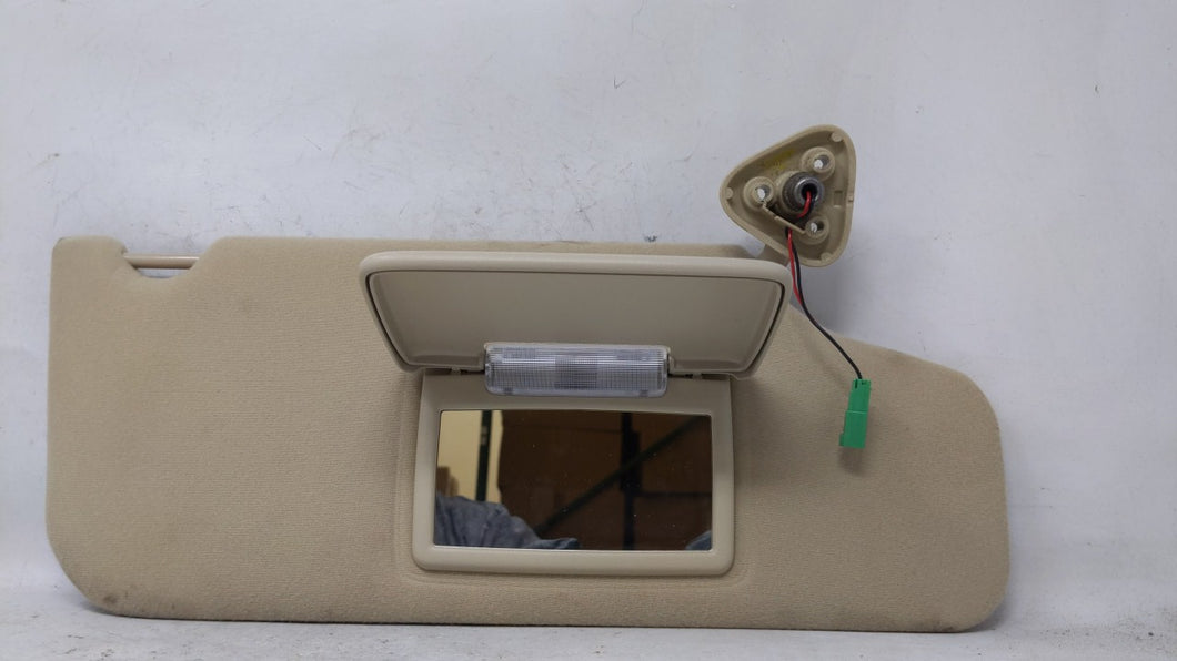 2005-2007 Mercury Montego Passenger Sun Visor Mirror Right Sunvisor Beige 91827 - Oemusedautoparts1.com