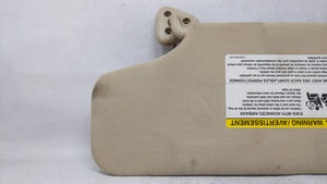 2005-2007 Mercury Montego Passenger Sun Visor Mirror Right Sunvisor Beige 91827 - Oemusedautoparts1.com