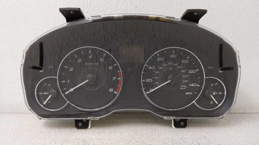 2012 Subaru Legacy Instrument Cluster Speedometer Gauges Fits OEM Used Auto Parts - Oemusedautoparts1.com