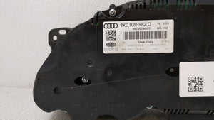 2013 Audi A4 Instrument Cluster Speedometer Gauges P/N:8K0 920 982 D 8K0 920 982 D Fits OEM Used Auto Parts