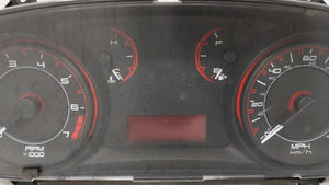 2013 Dodge Dart Instrument Cluster Speedometer Gauges P/N:05091892AE 05091892AC Fits OEM Used Auto Parts - Oemusedautoparts1.com