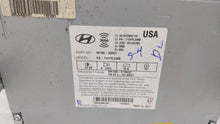 2011 Hyundai Sonata Radio AM FM Cd Player Receiver Replacement P/N:96180-3Q000 961803Q000 Fits OEM Used Auto Parts - Oemusedautoparts1.com