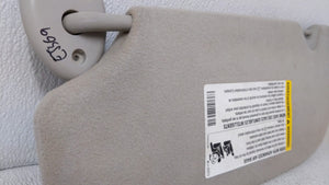 2005-2006 Gmc Envoy Xl Passenger Sun Visor Mirror Right Sunvisor Beige 97336 - Oemusedautoparts1.com