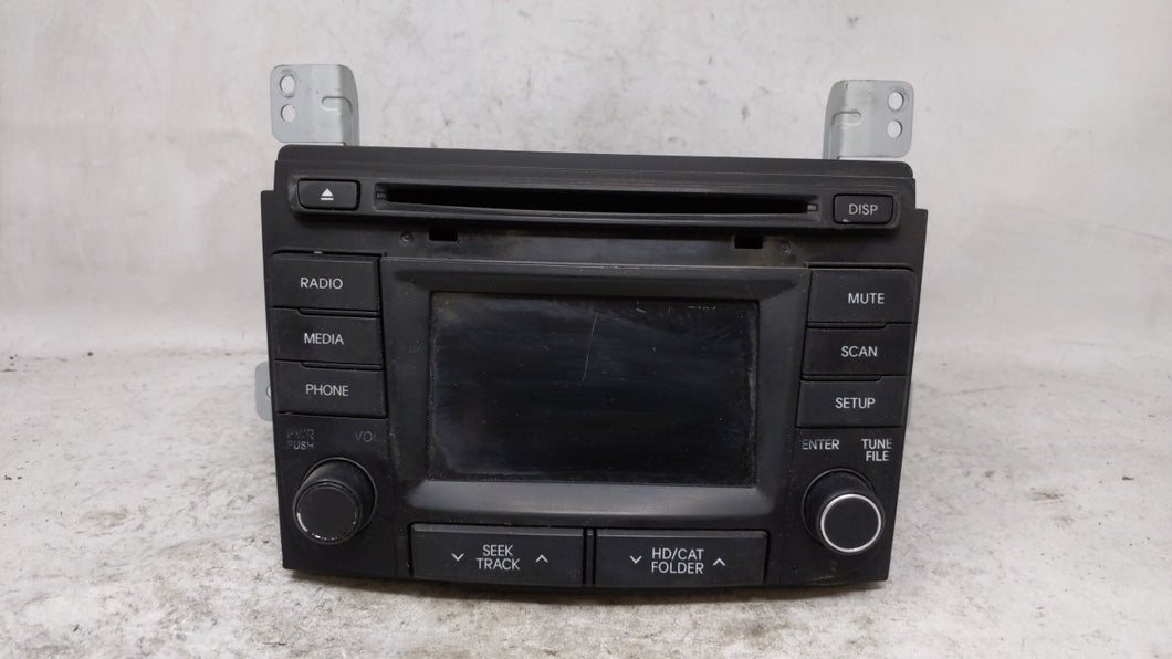 2014-2015 Hyundai Sonata Radio AM FM Cd Player Receiver Replacement P/N:96180-3Q8004X Fits 2014 2015 OEM Used Auto Parts - Oemusedautoparts1.com