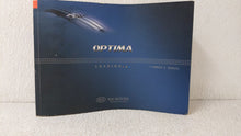 2008 Kia Optima Owners Manual Book Guide OEM Used Auto Parts - Oemusedautoparts1.com