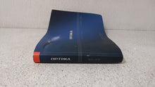 2008 Kia Optima Owners Manual Book Guide OEM Used Auto Parts - Oemusedautoparts1.com