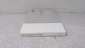 2012 Nissan Altima Owners Manual Book Guide OEM Used Auto Parts - Oemusedautoparts1.com