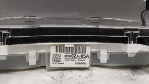 2010 Subaru Legacy Instrument Cluster Speedometer Gauges P/N:85002AJ05A Fits OEM Used Auto Parts - Oemusedautoparts1.com